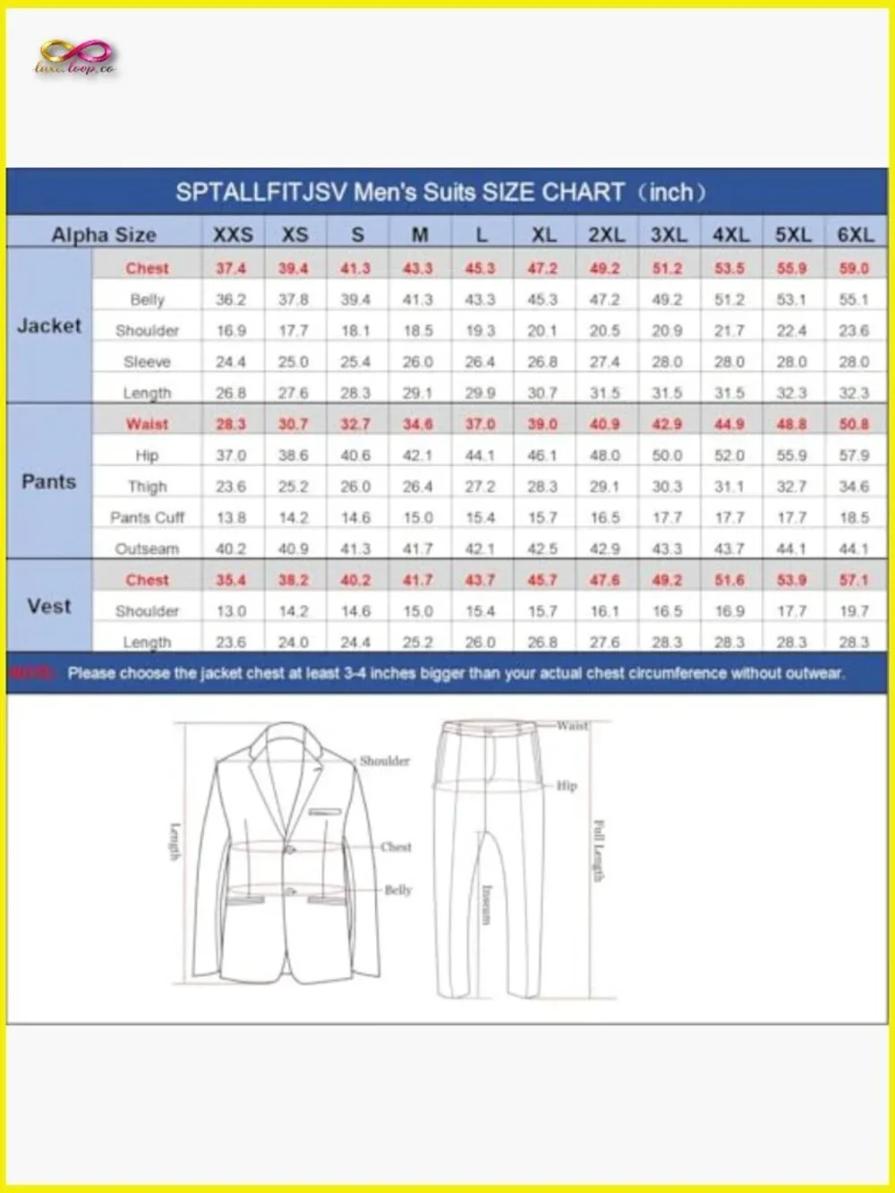 Slim Fit Three Piece Suit Double Breasted Vest Gold Button Formal Elegant
